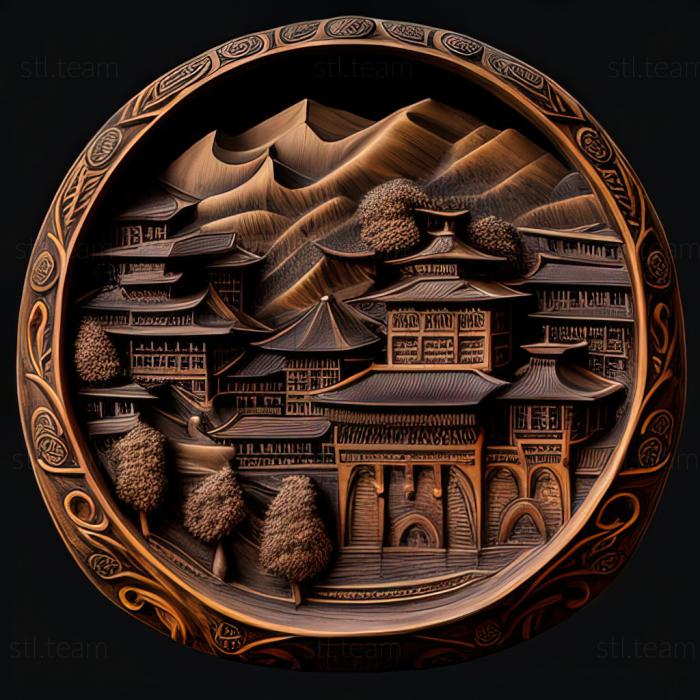 3D модель Тхімпху Бутан (STL)